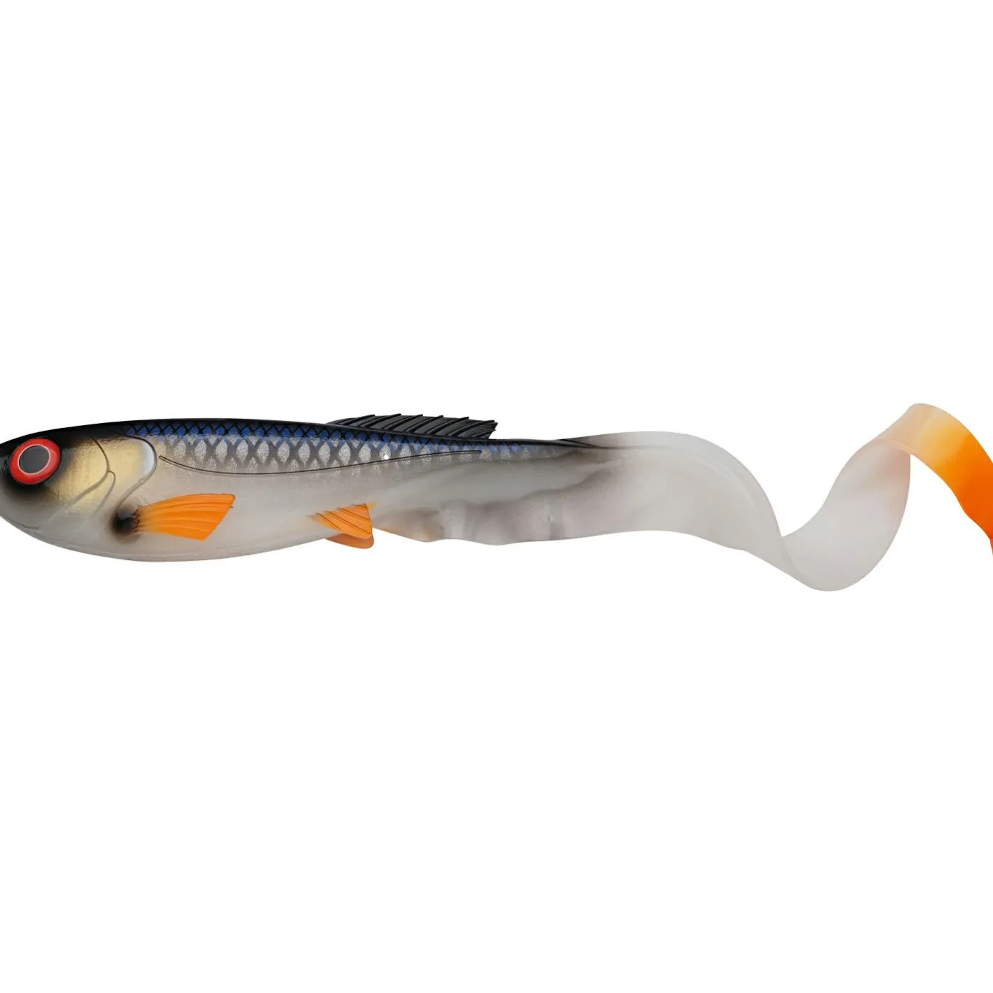 Abu Garcia Gummiköder ·Gummifische & Shads<Beast Curltail (Roach) - 4er Set