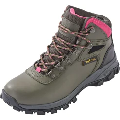 Almwalker Damen Angelschuhe|Damen Angelschuhe<Outdoorboots Alba ATX Damen (Oliv/Pink)