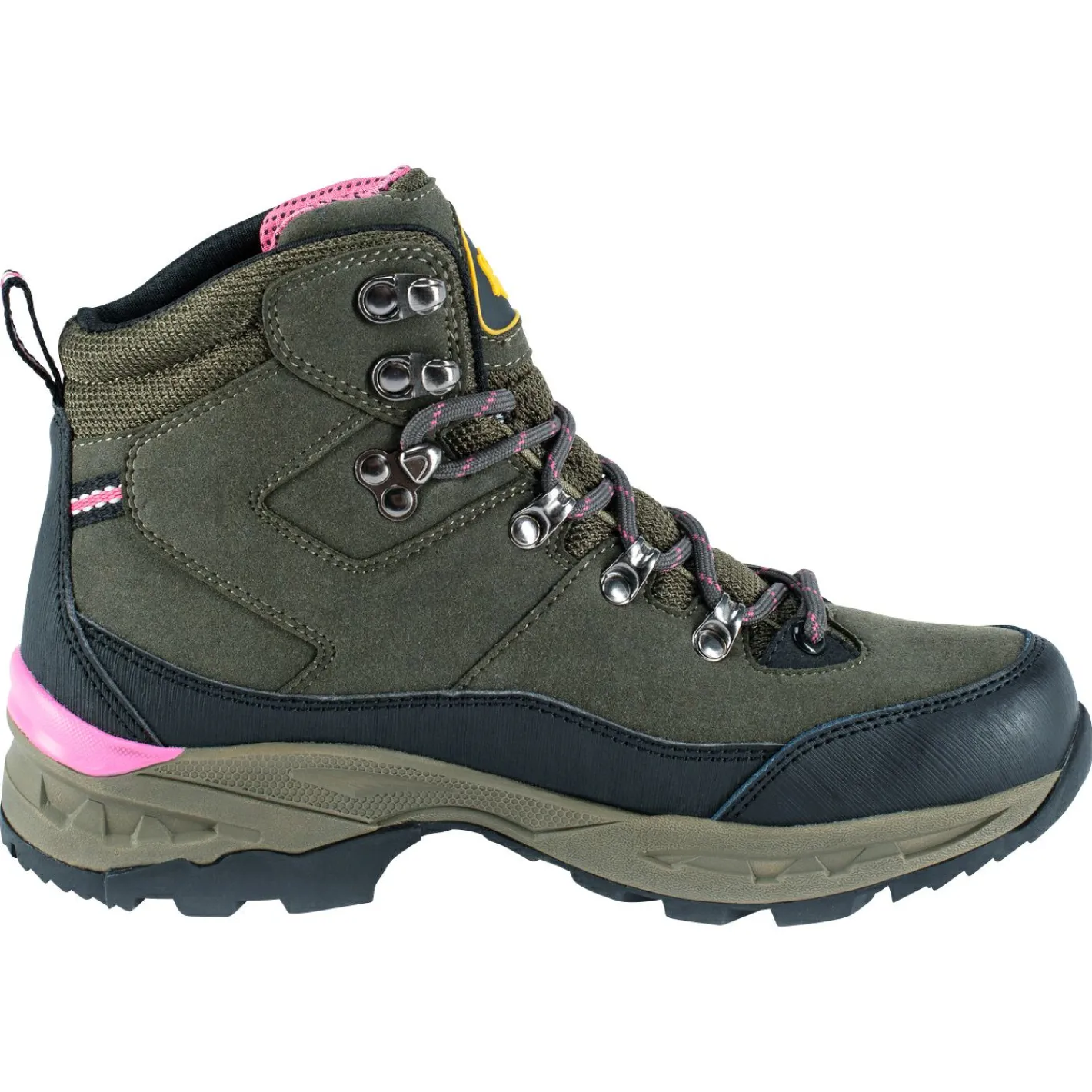 Discount Almwalker Outdoorboots Ventura Pro Damen (Oliv/Schwarz/Rosa)