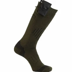 Almwalker Red Level Outdoor- & Angel-Socken|Beheizbare Bekleidung<Kniestrümpfe Feuerland Unisex, beheizbar (Oliv)