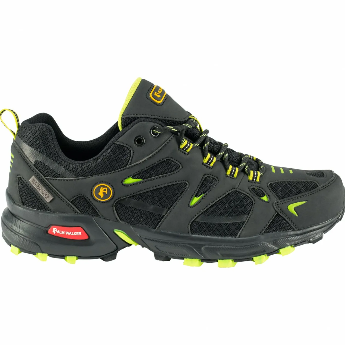 Almwalker Angel- & Outdoor-Schuhe<Trekkingschuhe Tarek 2.0 Herren (Schwarz)