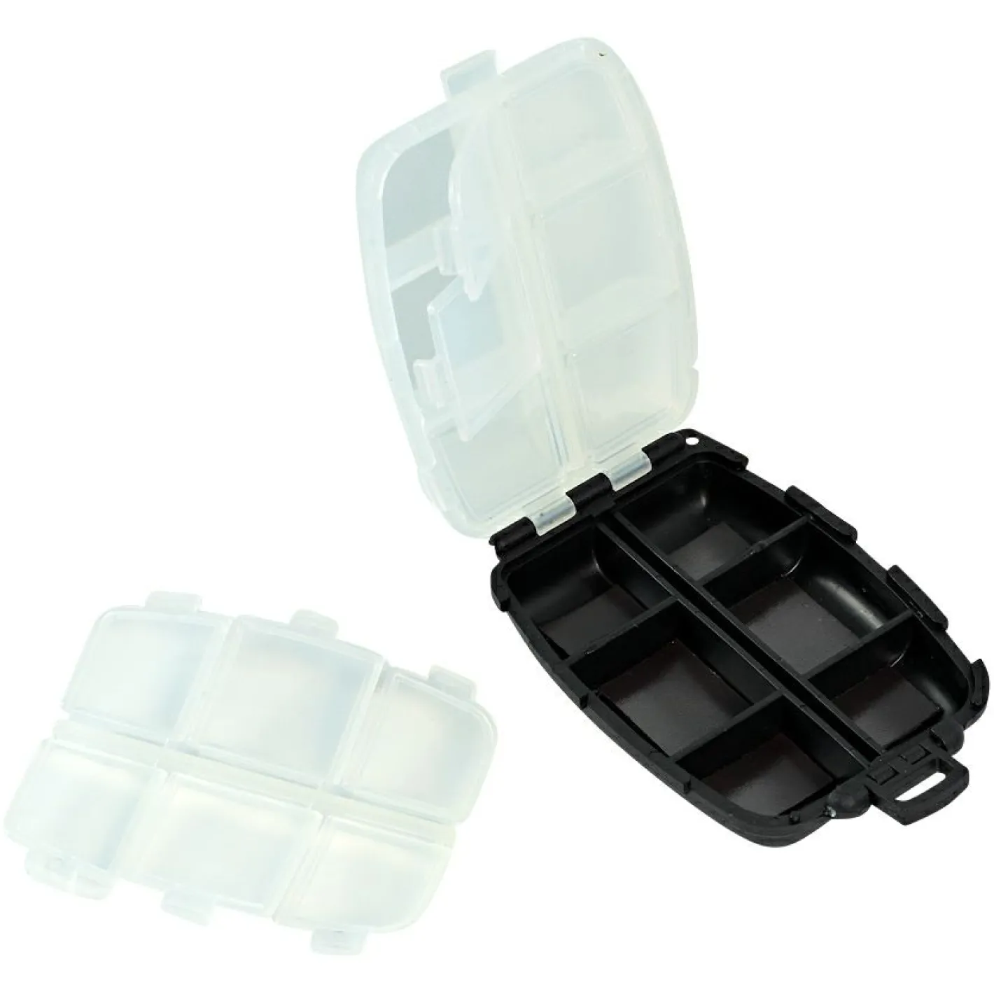 Anplast Angelkoffer & Angelboxen ·Madendosen & Angelzubehör-Dosen|Angelkoffer & Angelboxen ·Angelboxen<Twister-Box mit Magnet (Semi Transparent)
