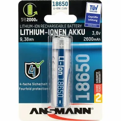 Ansmann Batterien & Akkus<Li-Ion-Akku (18650)