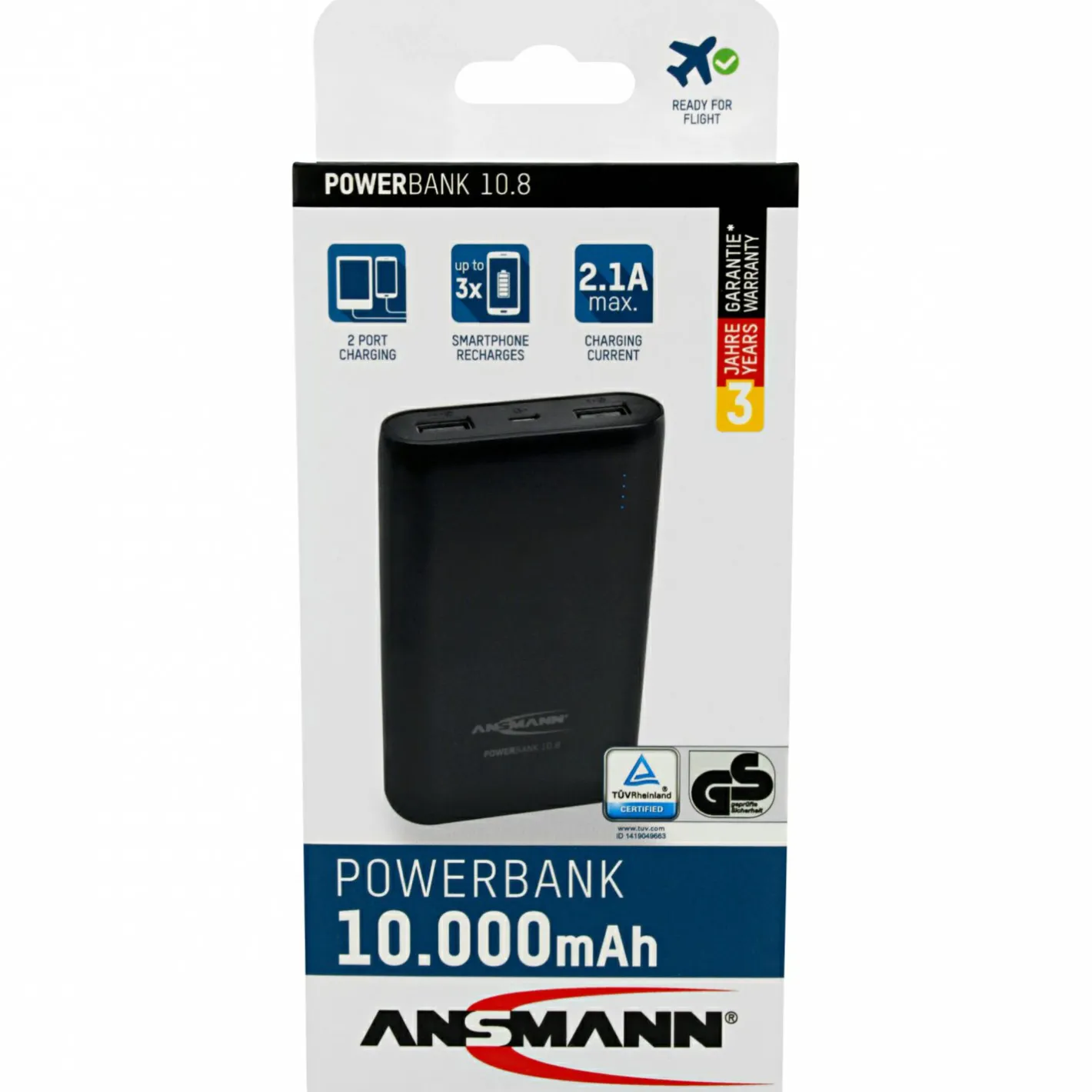 Ansmann Beheizbare Bekleidung|Batterien & Akkus<Powerbank 10000mAh