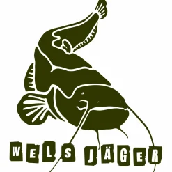 Angel-Dekoration<Aufkleber (Wels Jäger)