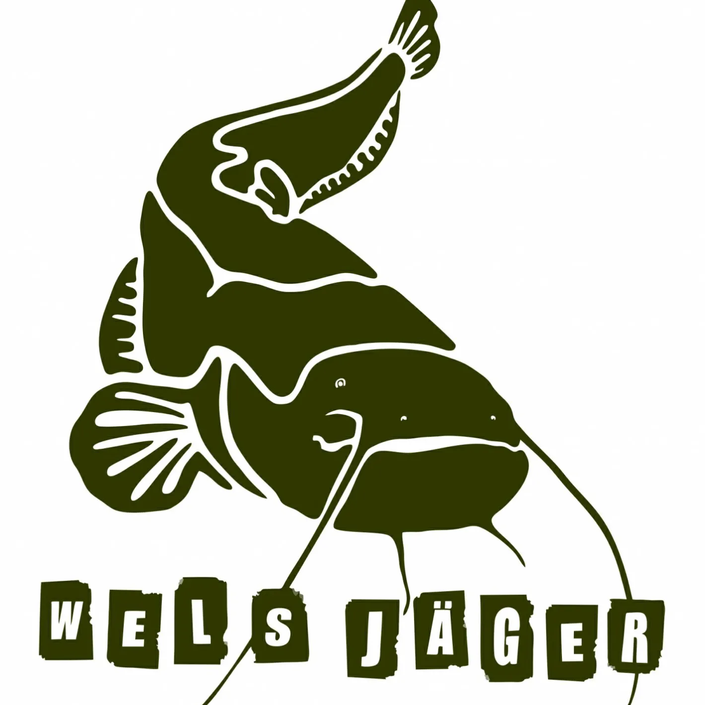 Angel-Dekoration<Aufkleber (Wels Jäger)