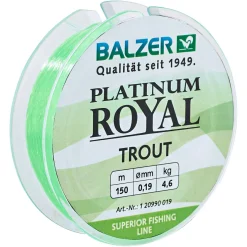 Balzer Forellenschnüre<Angelschnur Patinium Royal Trout (chartreuse)