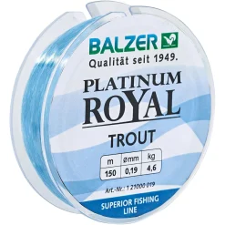 Discount Balzer Angelschnur Platinum Royal Trout (blau)