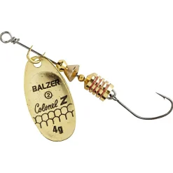 Colonel Spinner|Raubfischangeln Kunstköder<Balzer Z Spinner Einzelhaken - gold
