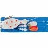 Best Balzer Plattfisch-Blinker (Rücken fluo-weiß, Bauch orange)