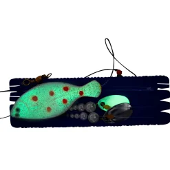 Best Balzer Plattfisch-Blinker (Rücken fluo-weiß, Bauch orange)