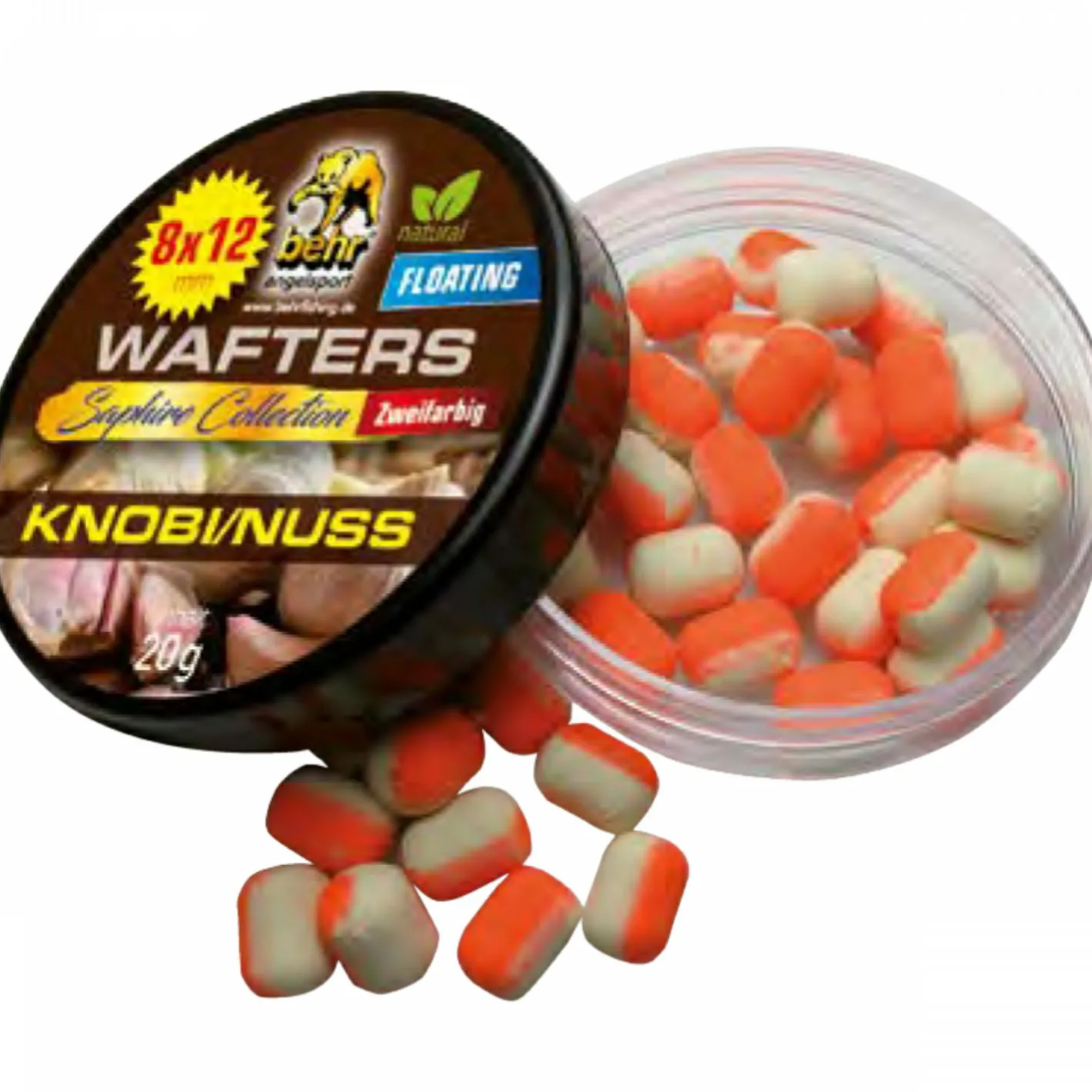 Behr Bi-Color Floating Wafters Saphire Collection (Knobi-Nuss)