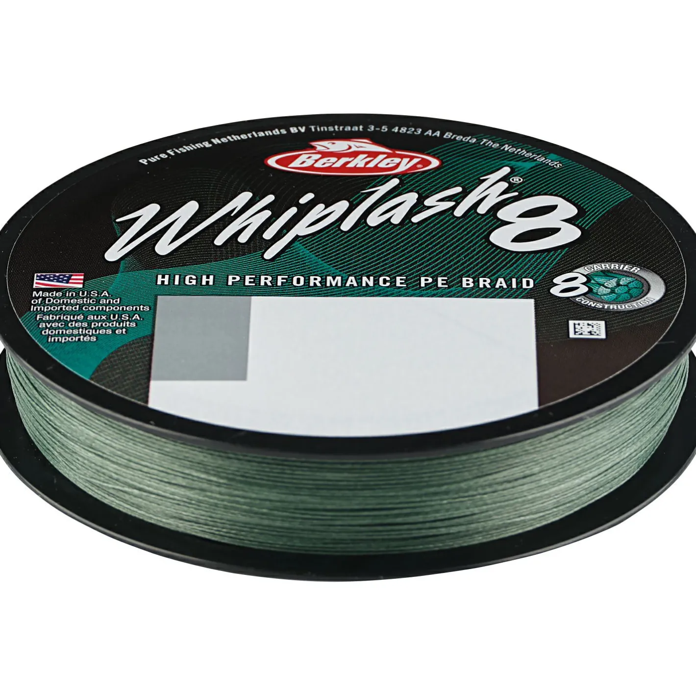 Berkley Geflochtene Schnüre<Angelschnur Whiplash8 (grün, 150 m)