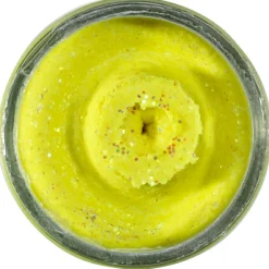 New Berkley PowerBait® Natural Glitter Trout Bait (Liver Sunshine Yellow Glitter)