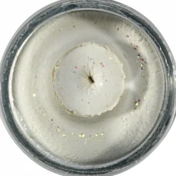 Berkley Forellenangeln-Zubehör|Forellenfutter & Forellenteige<PowerBait® Natural Glitter Trout Bait (Garlic White Glitter)