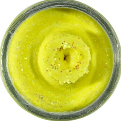 Berkley Forellenangeln-Zubehör|Forellenfutter & Forellenteige<PowerBait® Natural Glitter Trout Bait (Garlic Sunshine Yellow Glitter)