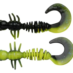 Discount Berkley PowerBait Power Curly (Black/Sunshine Yellow)