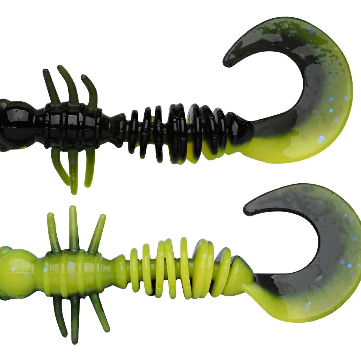 Discount Berkley PowerBait Power Curly (Black/Sunshine Yellow)