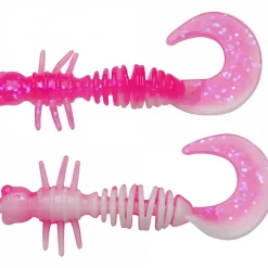 Online Berkley PowerBait Power Curly (Pink/White)
