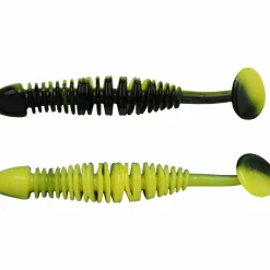 Berkley Gummiköder ·Gummifische & Shads<PowerBait Power Leech (Black/Sunshine Yellow)