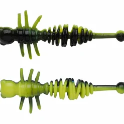 Berkley Gummiköder ·Creature Baits<PowerBait Power Larvae (Black/Sunshine Yellow)