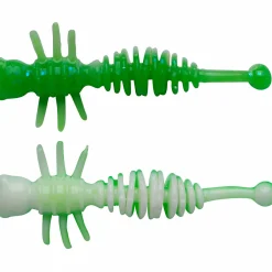 Clearance Berkley PowerBait Power Larvae (Spring Green/White)