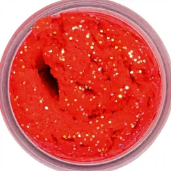 Online Berkley PowerBait® Sinking Glitter Trout Dough (Salmon Egg Red Glitter)