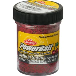 New Berkley PowerBait® Trout Dough Fruits (Chunky Cherry)