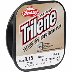 Berkley Fluorocarbon-Schnüre<Vorfachmaterial Trilene Fluorocarbon Leader (transparent, 25 m)