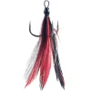 BKK Kunstköder-Zubehör<Feathered Spear 21-SS, rot/schwarz