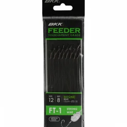 BKK Angelhaken|Friedfischangeln-Zubehör<Snelled Feeder FT-1 Bayonet Rigs-Braid