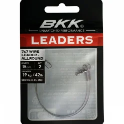 Clearance BKK 7x7 Wire Leader Allround (Duolock Snap)