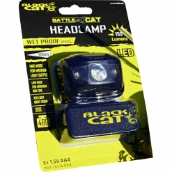 New Black Cat Kopflampe Battle Cat