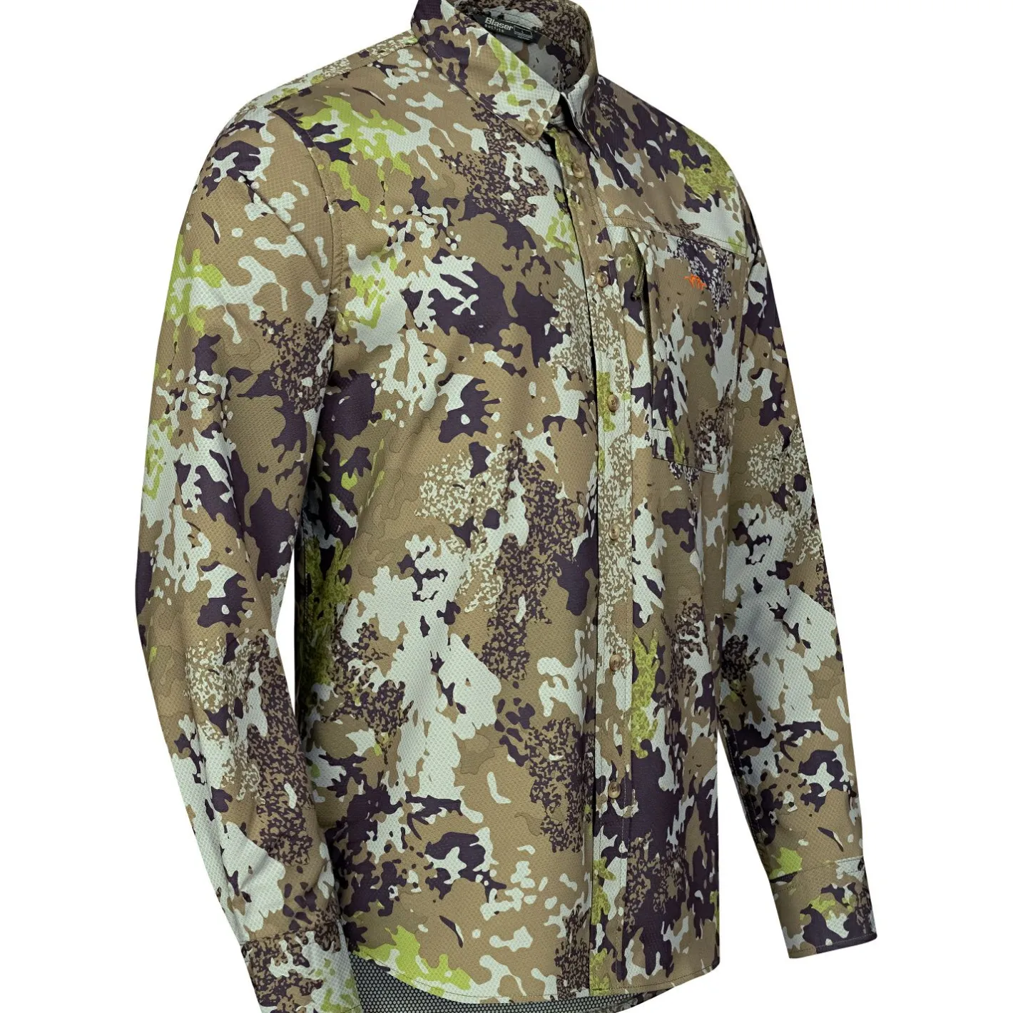 Blaser Tarnjacken & Tarnwesten<AirFlow Hemd Herren (Huntec Camouflage)