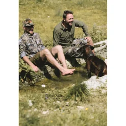Blaser Tarnjacken & Tarnwesten<AirFlow Hemd Herren (Huntec Camouflage)
