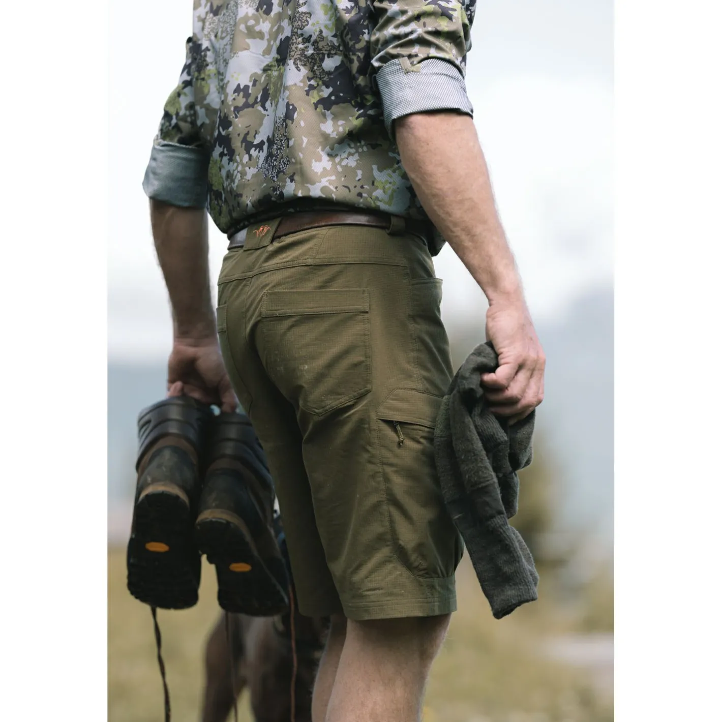 Blaser Tarnjacken & Tarnwesten<AirFlow Hemd Herren (Huntec Camouflage)