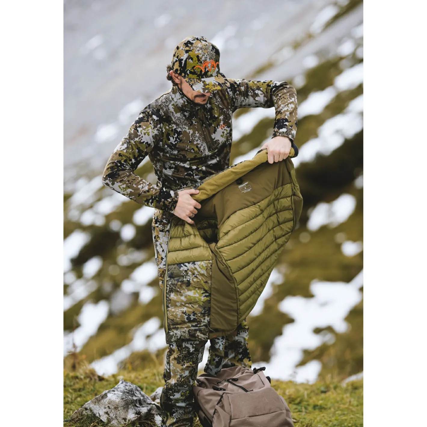 Online Blaser Drain Halfzip Herren (Huntec Camouflage)