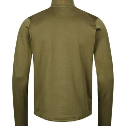 Blaser Angelpullover & -Strickjacken<Drain Halfzip Herren (Dunkel Oliv)