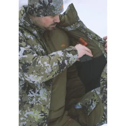 Blaser Angelpullover & -Strickjacken<Drain Halfzip Herren (Dunkel Oliv)