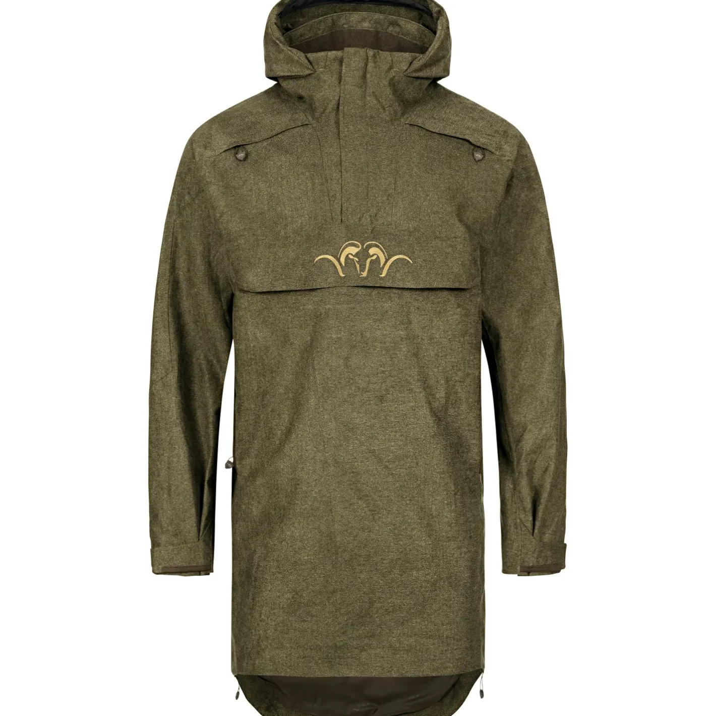 Outlet Blaser Laurent Smock Vintage Outdoorjacke Herren (Olive Mélange/Schwarz)