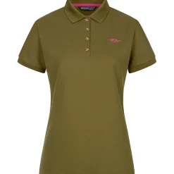 Blaser Damen Angelshirts & -Oberteile<Poloshirt 25 Damen (Dunkel Oliv)