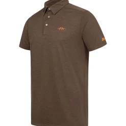 Blaser Angel-Poloshirts & Langarmshirts<Poloshirt Competition Herren (Dunkelbraun)