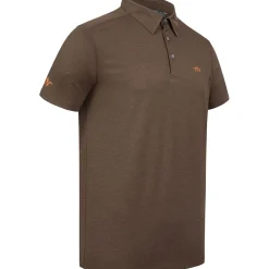 Blaser Angel-Poloshirts & Langarmshirts<Poloshirt Competition Herren (Dunkelbraun)