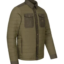 Blaser Outdoor- & Angel-Jacken<Ron Isolations Shacket Steppjacke Herren (Dunkel Oliv)