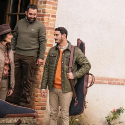 Blaser Outdoor- & Angel-Jacken<Ron Isolations Shacket Steppjacke Herren (Dunkel Oliv)