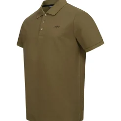 Blaser Angel-Poloshirts & Langarmshirts<Solid Poloshirt Herren (Dunkel Oliv)