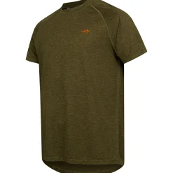 Blaser Angelshirts & Angel-Oberteile<Tech T-Shirt 23 Herren (Dunkel Oliv)