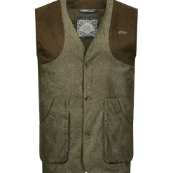 Sale Blaser Wing Weste Vintage Herren (Olive Mélange/Schwarz)