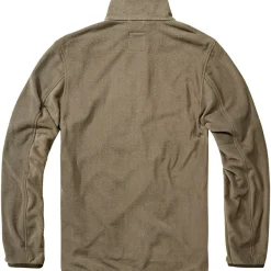 Brandit Angelpullover & -Strickjacken<Fleece Troyer Herren (Olive)