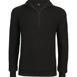 Best Brandit Marine Pullover Troyer Herren (Black)